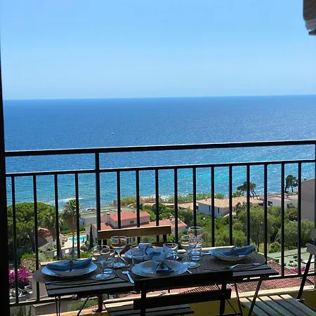 Vue Exceptionnelle !! Bien Calme Et Lumineux Sur La Prestigieuse Route Des Sanguinaires A Lägenhet *